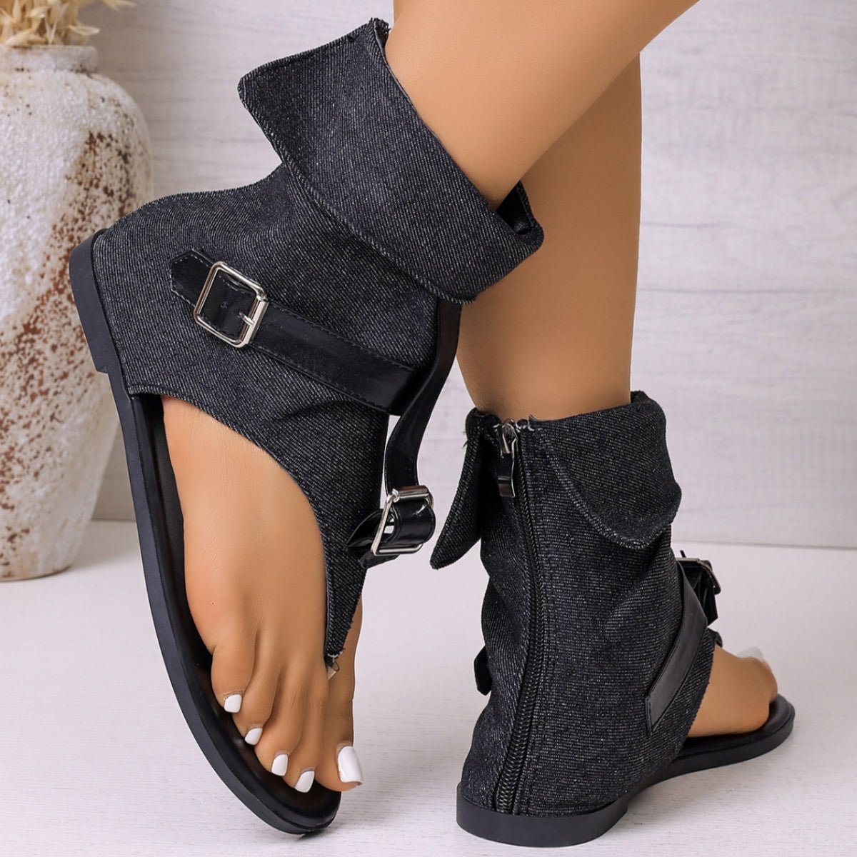 Trendy Open Toe Sandals With Buckle - ꫀꪶꫀᧁꪖꪀᥴꫀ꠸ᠻꪗ~ 𝔈𝔪𝔟𝔯𝔞𝔠𝔢 𝔈𝔩𝔢𝔤𝔞𝔫𝔠𝔢