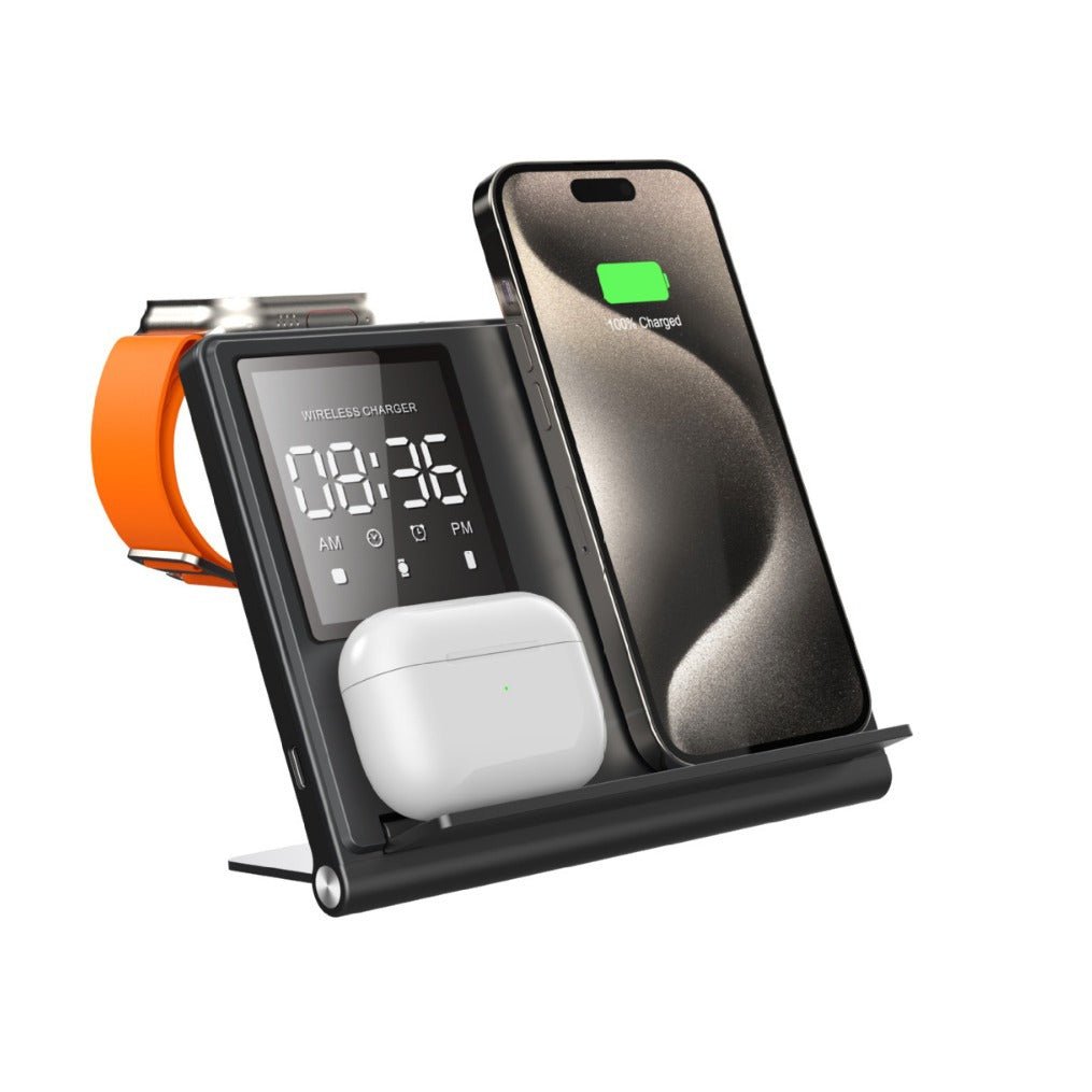 Trendy Portable 5 - in - 1 Pixel Animation Foldable Wireless Charger Stand Pad - ꫀꪶꫀᧁꪖꪀᥴꫀ꠸ᠻꪗ~ 𝔈𝔪𝔟𝔯𝔞𝔠𝔢 𝔈𝔩𝔢𝔤𝔞𝔫𝔠𝔢