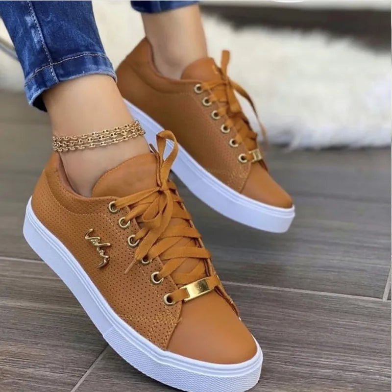 Trendy Stylish Lace Up Sneakers - ꫀꪶꫀᧁꪖꪀᥴꫀ꠸ᠻꪗ~ 𝔈𝔪𝔟𝔯𝔞𝔠𝔢 𝔈𝔩𝔢𝔤𝔞𝔫𝔠𝔢