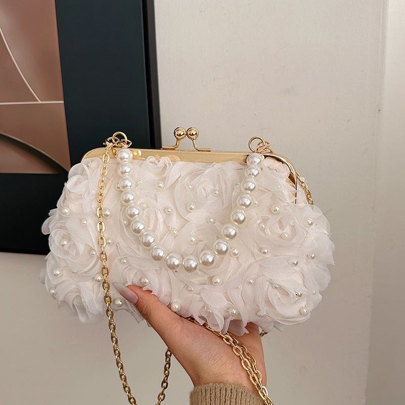 Trendy Stylish Pearl Chain Crossbody Bag - ꫀꪶꫀᧁꪖꪀᥴꫀ꠸ᠻꪗ~ 𝔈𝔪𝔟𝔯𝔞𝔠𝔢 𝔈𝔩𝔢𝔤𝔞𝔫𝔠𝔢