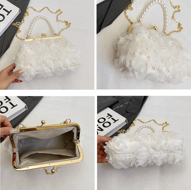 Trendy Stylish Pearl Chain Crossbody Bag - ꫀꪶꫀᧁꪖꪀᥴꫀ꠸ᠻꪗ~ 𝔈𝔪𝔟𝔯𝔞𝔠𝔢 𝔈𝔩𝔢𝔤𝔞𝔫𝔠𝔢