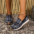 Women’s Fashionable Plaid Toe Slip - Ons - ꫀꪶꫀᧁꪖꪀᥴꫀ꠸ᠻꪗ~ 𝔈𝔪𝔟𝔯𝔞𝔠𝔢 𝔈𝔩𝔢𝔤𝔞𝔫𝔠𝔢