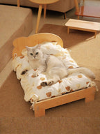 Trendy Foldable Wooden Pet Bed - ꫀꪶꫀᧁꪖꪀᥴꫀ꠸ᠻꪗ~ 𝔈𝔪𝔟𝔯𝔞𝔠𝔢 𝔈𝔩𝔢𝔤𝔞𝔫𝔠𝔢